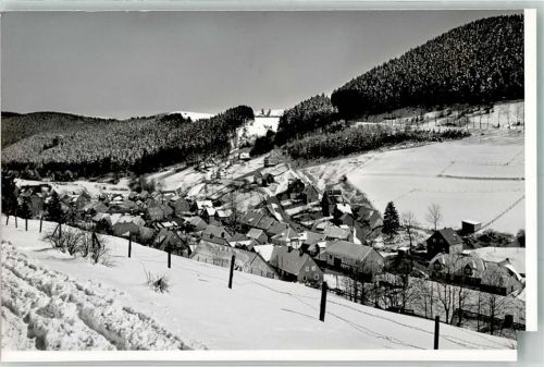 Schwalefeld Winter Ort handschriftlich