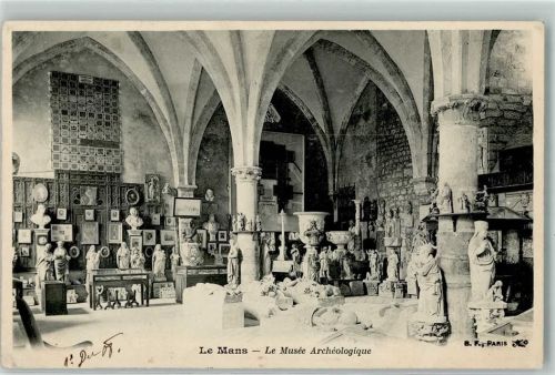 Le Mans 1908 Le Musee Archeologique Museum Archäologie Statuen