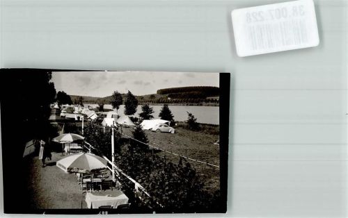 Amecke Campingplatz am Sorpestausee Foto Original aus Archiv eines Ansichtskartenverlags Ort handschriftlich