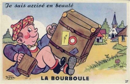 La Bourboule La Bourboule (Frankreich) Leporello II (Karte teilt sich)