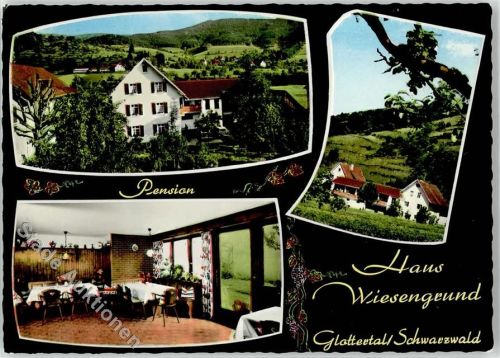 Glottertal Pension Haus Wiesengrund Inhaber Josef Schneider