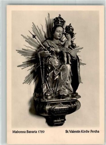 Percha Denkmal Madonna Bavaria 1720 Kirche St. Valentin Spende