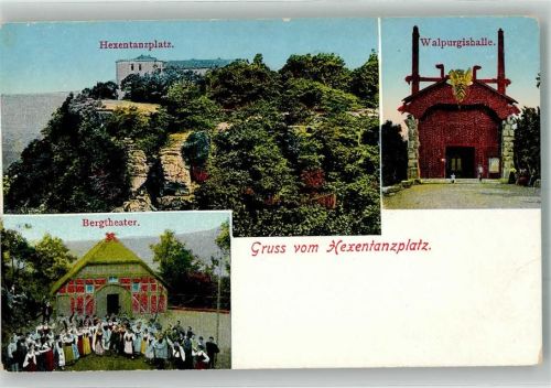 Thale Hexentanzplatz Walpurgishalle Bergtheater