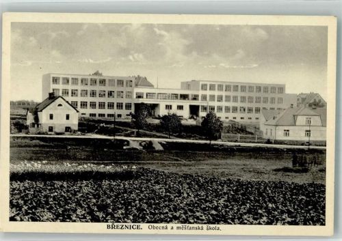 Volenice 1937 Schule Breznice