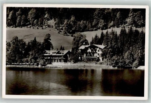 83486 W8243 Hintersee b Berchtesgaden Foto AK Hotel Post