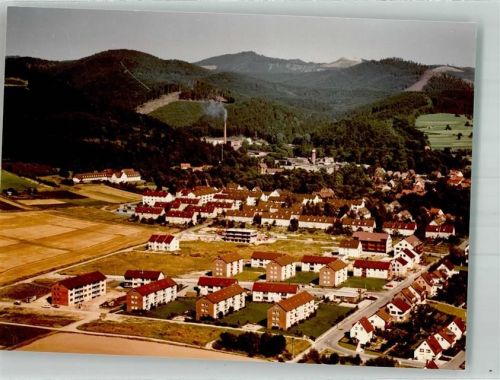 Herzberg Fliegeraufnahme des Ortes mit Neubausiedlung Foto Original aus Archiv eines Ansichtskartenverlages Ort handschriftlich