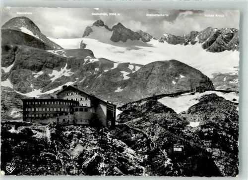 Krippenstein 1958 Seilbahn Dachstein Gasthaus Krippenstein