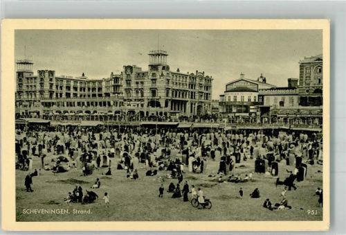 Scheveningen 1937 Schwimmbad Strand Hotel
