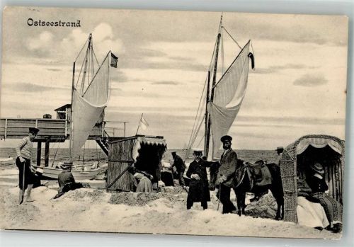 Ahlbeck 1909 Schwimmbad Strand