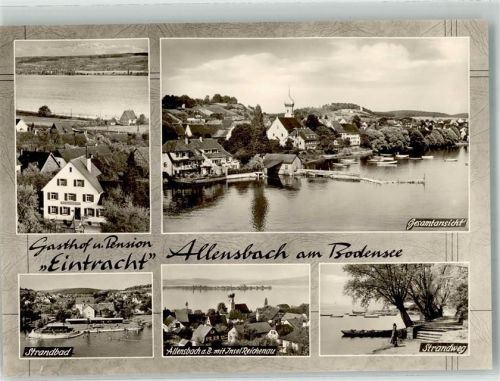 Allensbach Gasthaus Pension Eintracht Schwimmbad Insel Reichenau