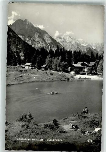 Leutasch 1959 Schwimmbad Mühlecksee