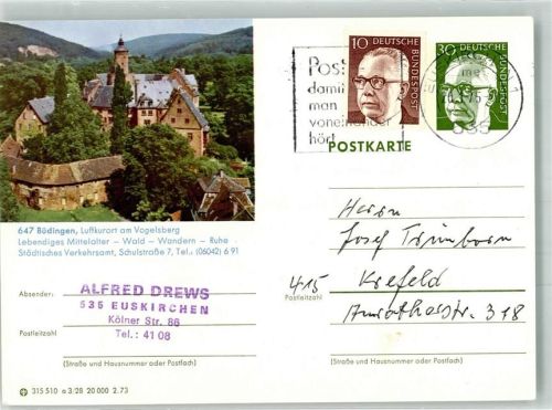 Büdingen 1975 Burg