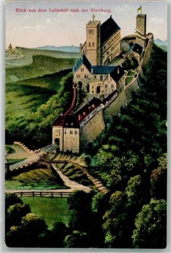 Wartburg Zeppelinaufnahme Wartburg