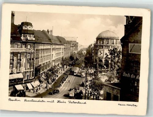 Kreuzberg Saarlandstrasse Haus Vaterland Straßenbahn Auto Foto Hartz, H.