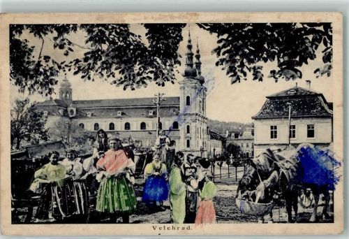 Velehrad Kirche Pferde Tracht