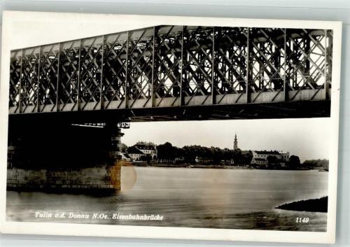 Tulln 1938 Eisenbahnbrücke