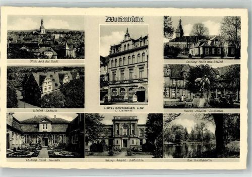 Wolfenbüttel Hotel Bayrischer Hof Schloss Kaserne Denkmal Herzog August