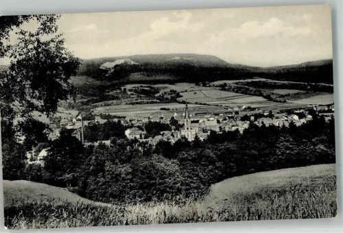 Wanfried Panorama des Ortes mit Evangelischer Stadtkirche