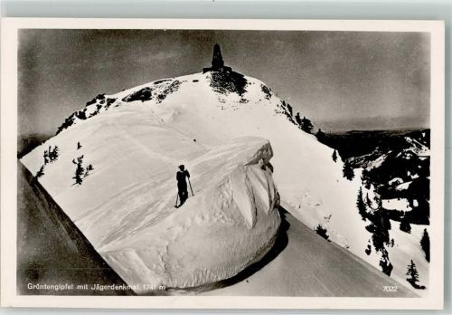 Rettenberg Grüntengipfel Jägerdenkmal