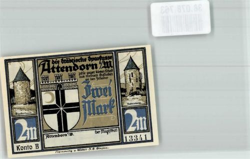 Attendorn 1922 2 Mark