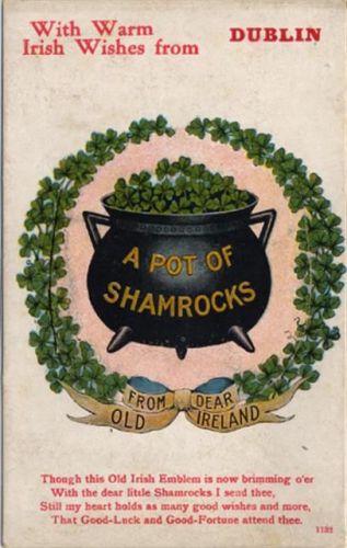 Dublin Dublin (Irland) Leporello, Pot of Shamrocks I-II