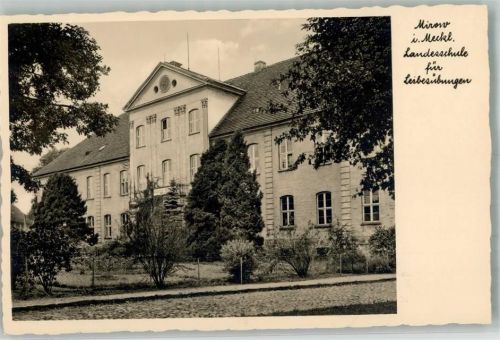 17252 O2083 Mirow , Meckl Foto AK Landesschule für Leibesübungen Fotograf Hans Rehberg