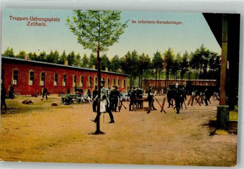 Zeithain 1917 Truppen-Übungsplatz Im Infanterie-Barackenlager
