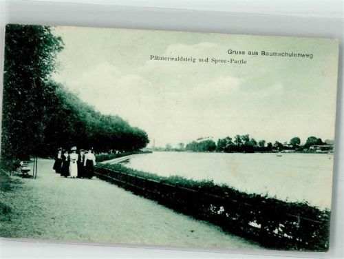 Baumschulenweg 1909 Baumschulenweg Plänterwaldsteig Spree-Partie