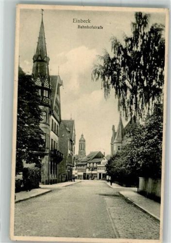 Einbeck 1927 Bahnhofstrasse