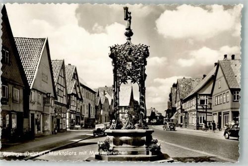 Springe Marktplatz Marienbrunnen