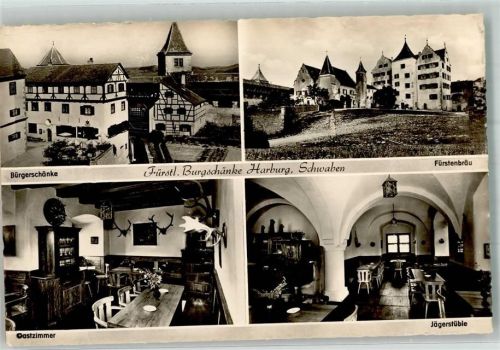 Harburg Gasthaus Fürstliche Burgschänke Bürgerschänke Fürstenbräu Gastzimmer Jägerstüble Fotograf Kohlbauer