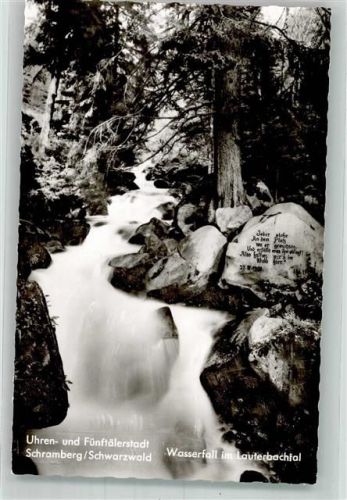 Schramberg Wasserfall im Lauterbachtal