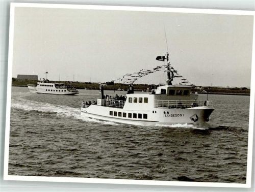 Langeoog Fähre Fahrgastschiff Langeoog I Foto Original aus Archiv eines Ansichtskartenverlages