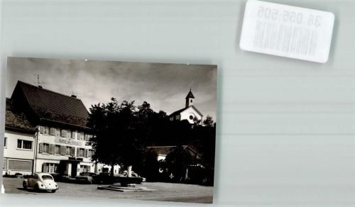 Kadelburg Gasthaus VW Käfer Ort handschriftlich Foto Original aus Archiv eines Ansichtskartenverlages