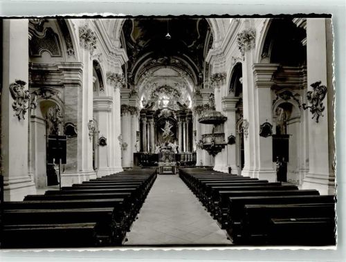 Rohr Inneres der Asamkirche Kloster Rohr Foto Original aus Archiv eines Ansichtskartenverlages Ort handschriftlich