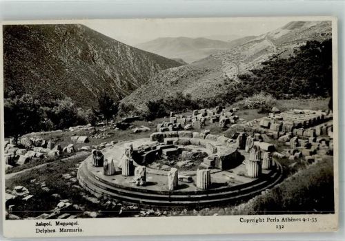 Delphi 1938 Denkmal Antike
