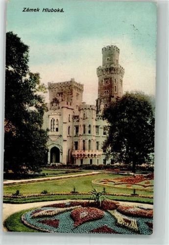 Hluboka 1913 Schloss