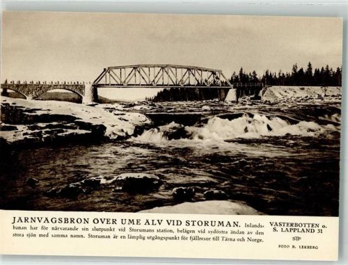 Trollhättan Foto AK Järnvägsbron