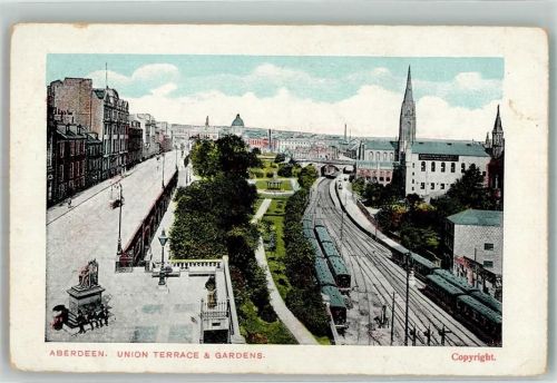 Aberdeen Bahnhof Union Terrace Denkmal