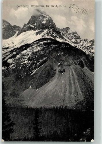 Victoria 1911 Cathedral Mountain Field