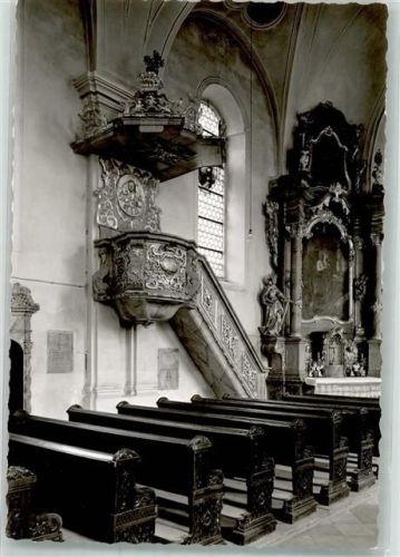 Bad Kötzting Inneres der Kirche Mariä Himmelfahrt Foto Original aus Archiv eines Ansichtskartenverlages Ort handschriftlich