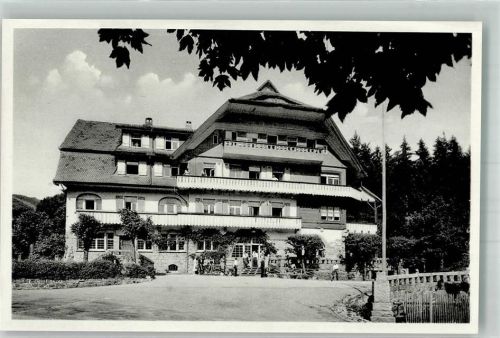 Menzenschwand Sanatorium Erholungsheim Menzenschwand Fotograf Berger