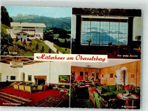 Berchtesgaden Der Berghof Großes Fenster Konferenzzimmer Arbeitszimmer Verlag Zeitz