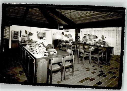 Bad Gandersheim Gaststube des Kur- und Campingparkes Foto Original aus Archiv eines Ansichtskartenverlages Ort handschriftlich