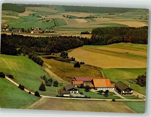 Falkenstein 1987 Fliegeraufnahme Pension Reiterhof
