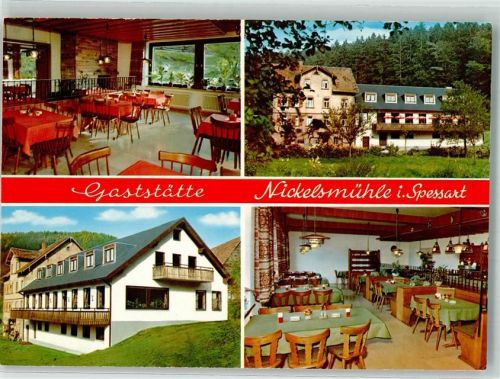 Nickelsmühle Gasthaus Nickelsmühle im Spessart