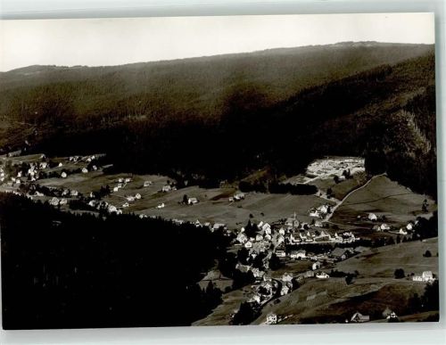 Buhlbach Panorama des Ortes mit Ev. Kirche