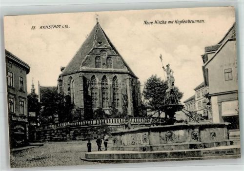 Arnstadt Neue Kirche Denkmal Hopfenbrunnen