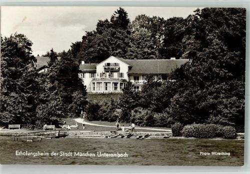 Ambach 1966 Pension Erholungsheim der Stadt München Unterambach