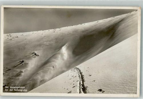 Brückenberg 1938 Riesengebirge An der Seifengrube Hüttenstempel Kleine Teichbaude